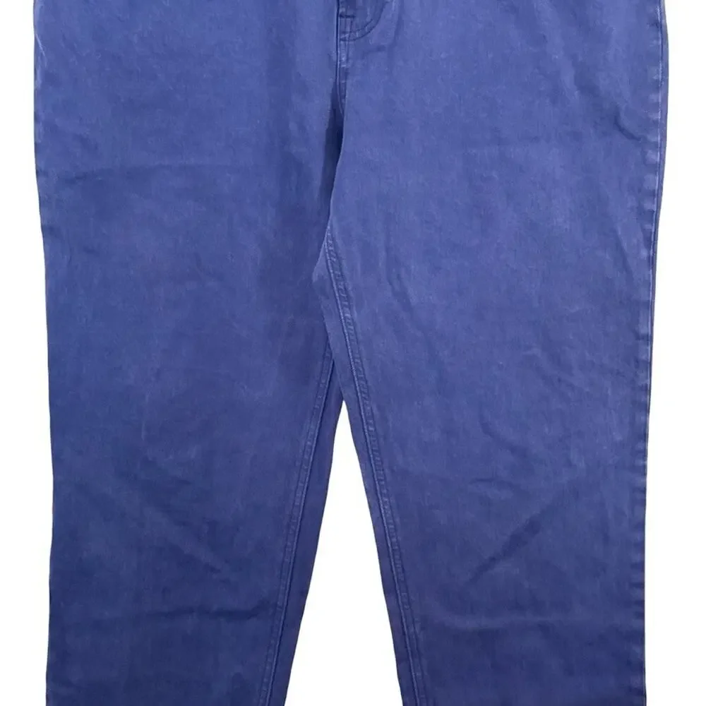 Everlane The Way High Curvy Jeans Organic Cotton Violet Ankle Tapered sz 32